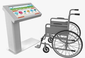 Borne numérique à écran tactile de 32" Circinus pour PMR 