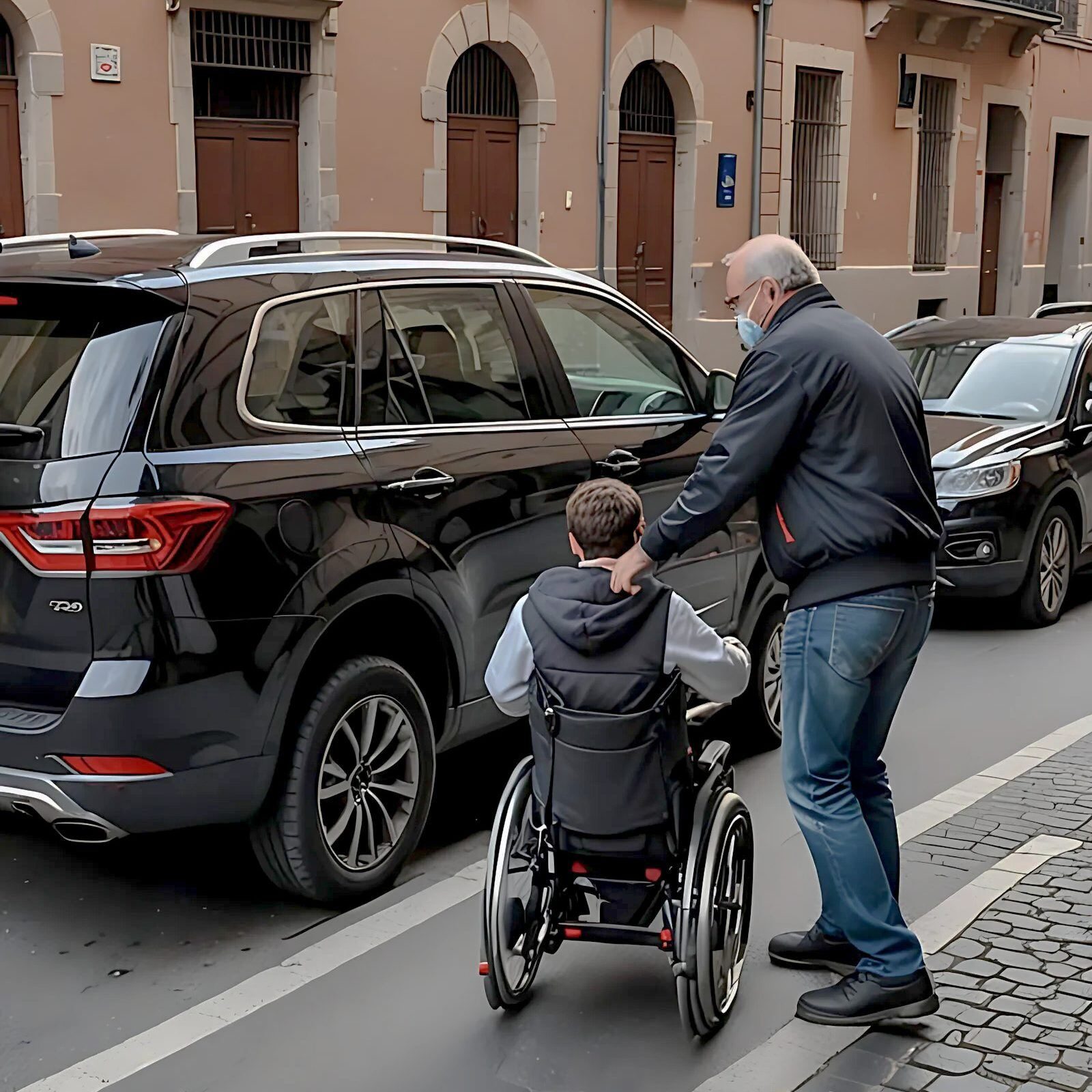 Transport handicap-3 (IA NightCafé)